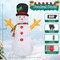 GOOSH 5 FT Christmas Inflatable Decoration Snowman with Branch Hand and Built-in LEDs